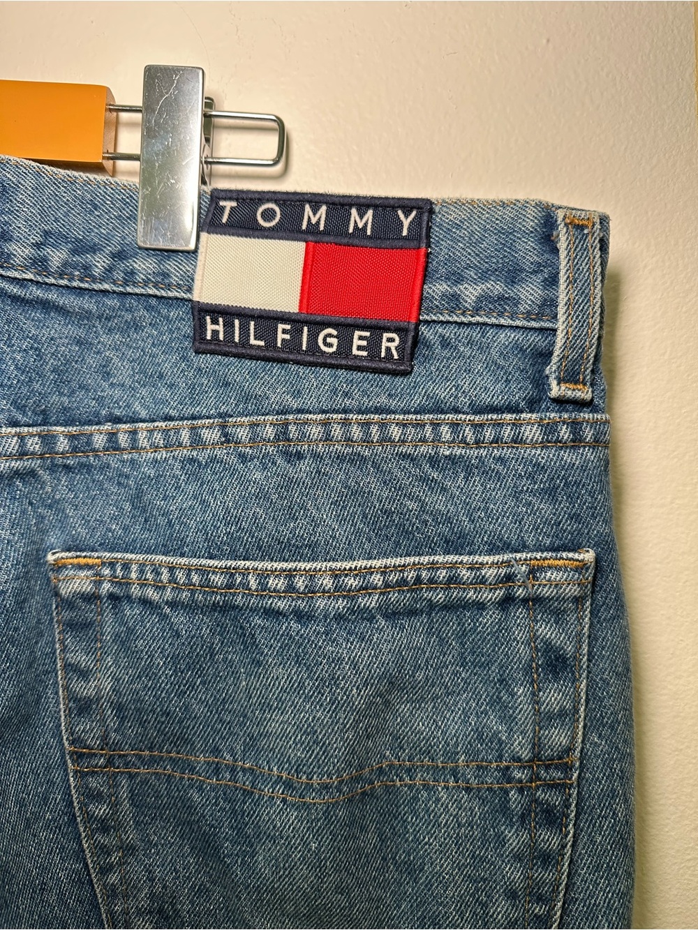 VTG Tommy Hilfiger Freedom Jeans 34x32 Made in Canada Medium Wash Blue